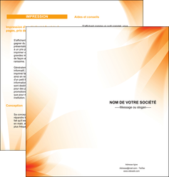faire modele a imprimer depliant 2 volets  4 pages  structure contexture design simple MLIP24872