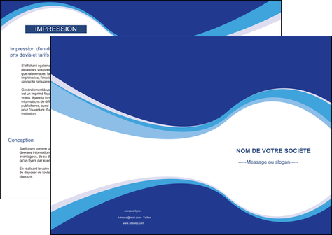 realiser depliant 2 volets  4 pages  texture contexture structure MFLUOO24880