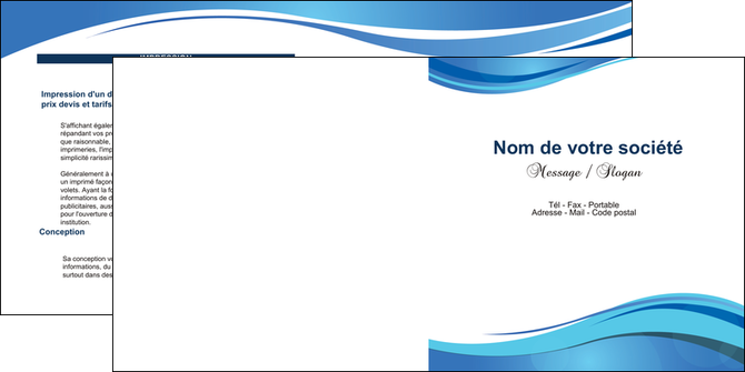 imprimer depliant 2 volets  4 pages  texture contexture structure MLGI25020