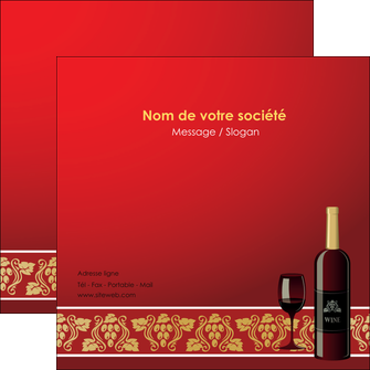 faire modele a imprimer flyers vin commerce et producteur vin vignoble bouteille de vin MIDBE25264