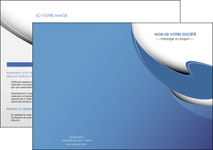 modele en ligne depliant 2 volets  4 pages  ure en  bleu pastel courbes fluides MLIGCH25308