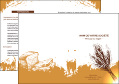 maquette en ligne a personnaliser depliant 2 volets  4 pages  boulangerie boulangerie boulange boulanger MLIG25318