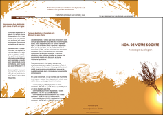 realiser depliant 3 volets  6 pages  boulangerie boulangerie boulange boulanger MLIG25334