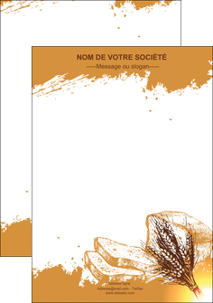 imprimer flyers boulangerie boulangerie boulange boulanger MLIG25342