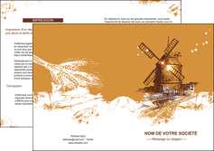 modele depliant 2 volets  4 pages  boulangerie boulangerie boulange boulanger MIDLU25380