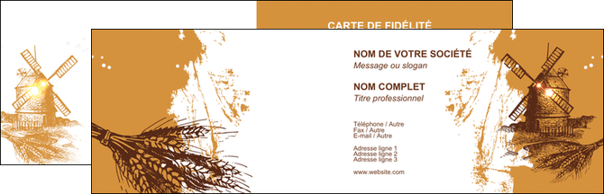 exemple carte de visite boulangerie boulangerie boulange boulanger MIDLU25392