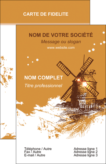 exemple carte de visite boulangerie boulangerie boulange boulanger MIDLU25400