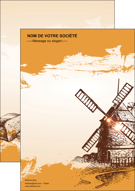 faire affiche bar et cafe et pub boulangerie boulange boulanger MLIG25422
