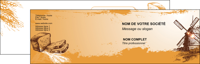 realiser carte de visite bar et cafe et pub boulangerie boulange boulanger MIDBE25424