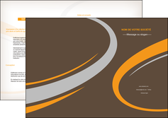 modele depliant 2 volets  4 pages  texture contexture structure MIDLU25458