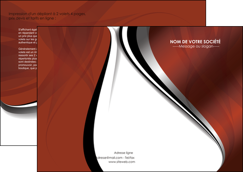 faire modele a imprimer depliant 2 volets  4 pages  textures contextures structures MFLUOO25466