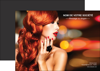 imprimer flyers centre esthetique  coiffure coiffeur coiffeuse MIDLU25506