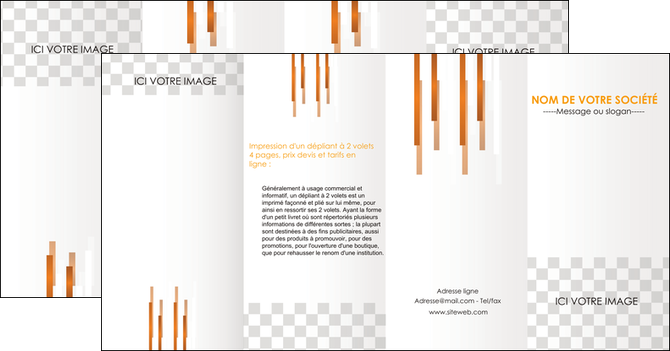 creer modele en ligne depliant 4 volets  8 pages  textures contextures structures MIDLU25546
