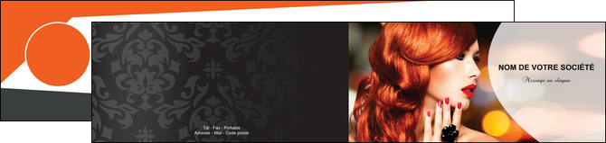 modele en ligne depliant 2 volets  4 pages  centre esthetique  coiffure coiffeur coiffeuse MIDLU25566