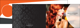 creer modele en ligne depliant 2 volets  4 pages  centre esthetique  coiffure coiffeur coiffeuse MIDLU25572
