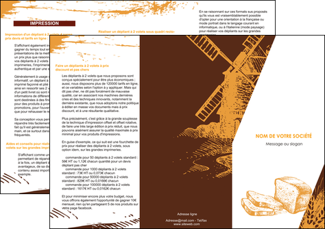 faire depliant 3 volets  6 pages  boulangerie boulangerie boulanger boulange MID25596