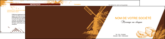 imprimerie depliant 2 volets  4 pages  boulangerie boulangerie boulanger boulange MID25602