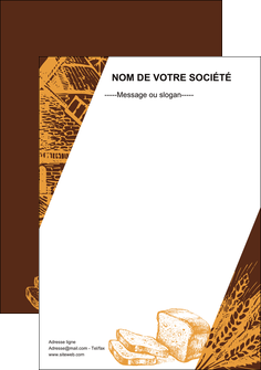 creer modele en ligne flyers boulangerie boulangerie boulanger boulange MID25604