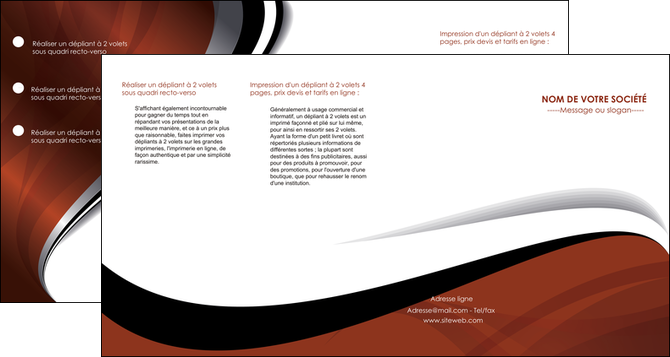 faire modele a imprimer depliant 4 volets  8 pages  texture contexture structure MFLUOO25642