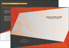 realiser depliant 2 volets  4 pages  texture contexture structure MIFBE25648