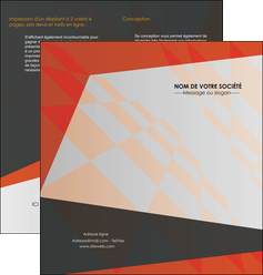 creation graphique en ligne depliant 2 volets  4 pages  texture contexture structure MIFBE25652