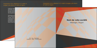 impression depliant 2 volets  4 pages  texture contexture structure MIFBE25666