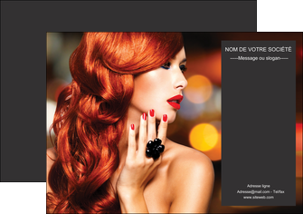 personnaliser modele de affiche centre esthetique  coiffure coiffeur coiffeuse MIDLU25690