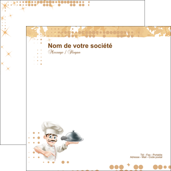 imprimer flyers boulangerie restaurant restauration restaurateur MID25812