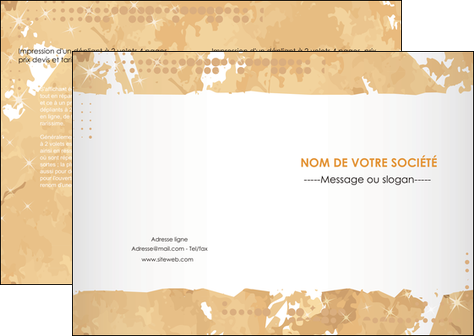 exemple depliant 2 volets  4 pages  texture structure contexture MIDBE25922