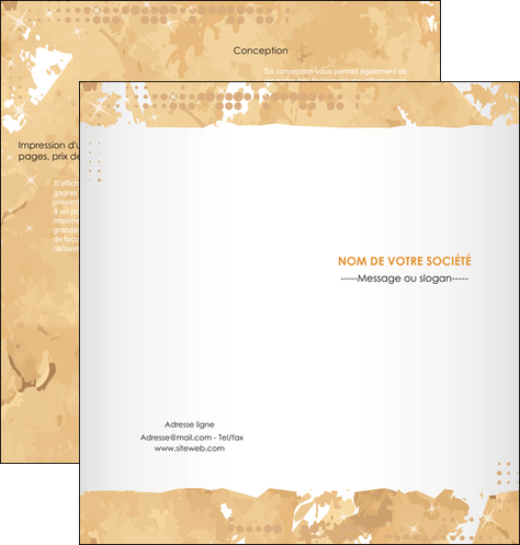 creer modele en ligne depliant 2 volets  4 pages  texture structure contexture MIDBE25924