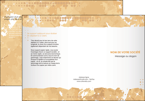 modele depliant 3 volets  6 pages  texture structure contexture MFLUOO25930