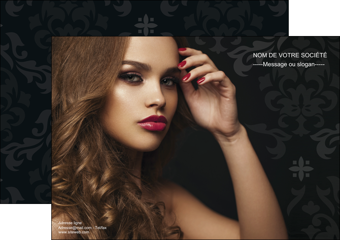 faire modele a imprimer affiche cosmetique coiffure salon salon de coiffure MIDBE25990