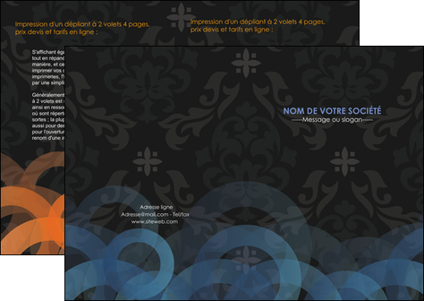 faire depliant 2 volets  4 pages  textures contextures structures MFLUOO26020
