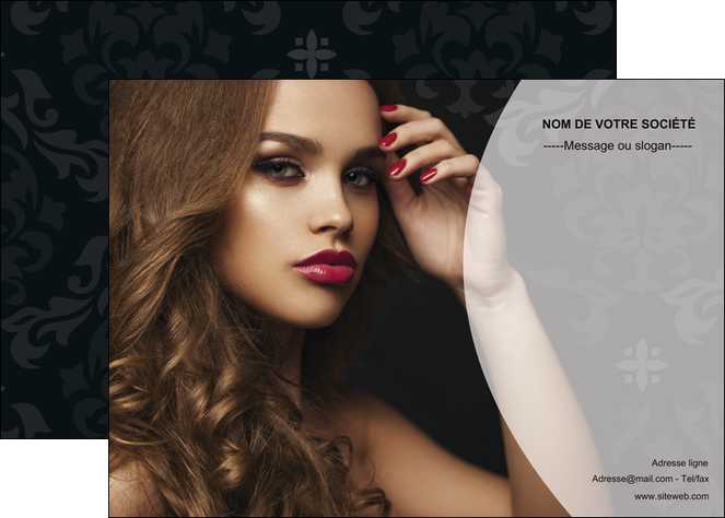 exemple affiche cosmetique coiffure salon salon de coiffure MIDBE26068