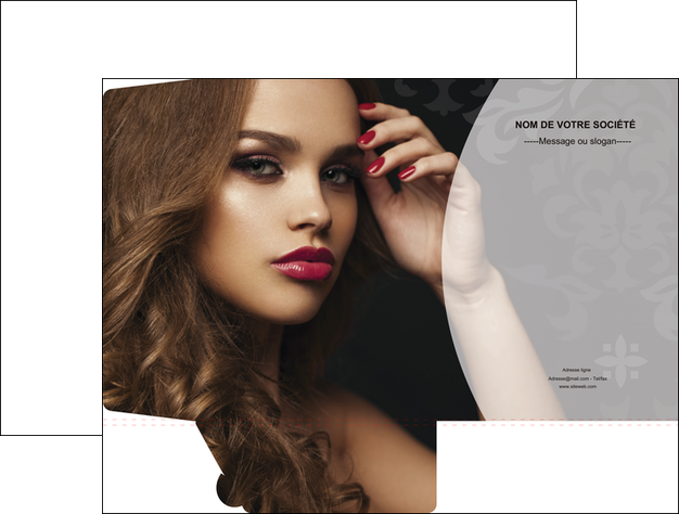 cree pochette a rabat cosmetique coiffure salon salon de coiffure MIDBE26076