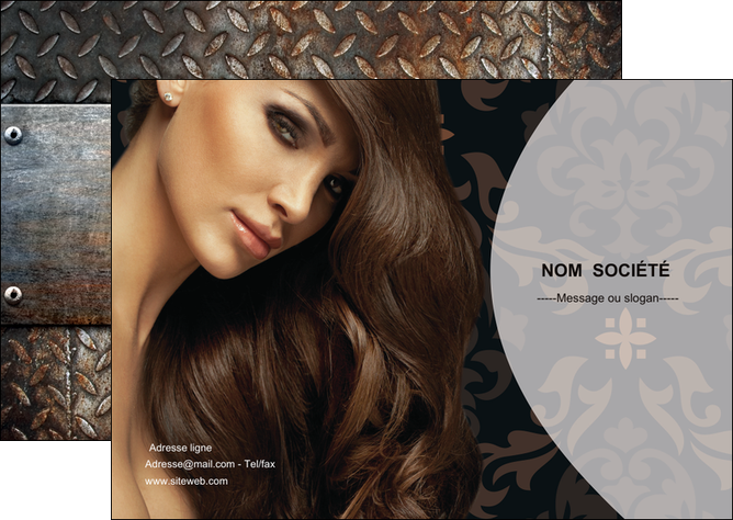 faire flyers centre esthetique  coiffure coiffeur coiffeuse MFLUOO26312