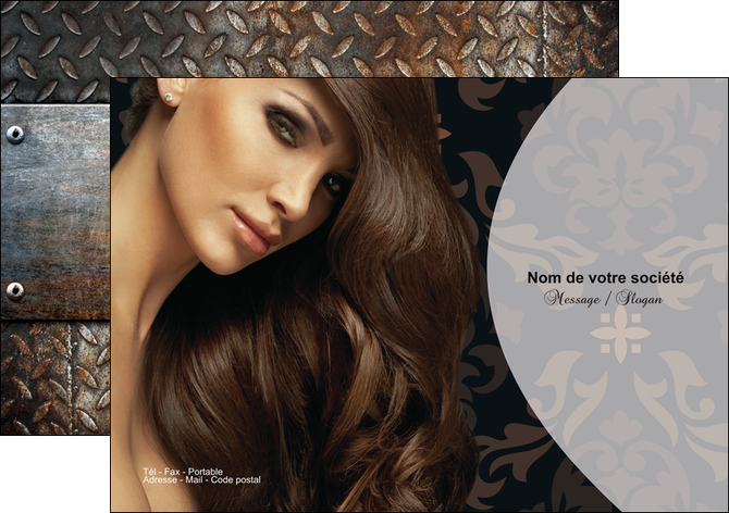 faire flyers centre esthetique  coiffure coiffeur coiffeuse MFLUOO26314