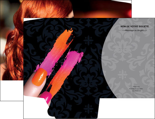 creer modele en ligne pochette a rabat cosmetique beaute ongles beaute des ongles MIDBE26530
