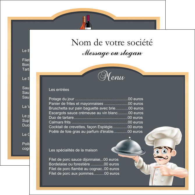 impression flyers metiers de la cuisine c MIDLU26548