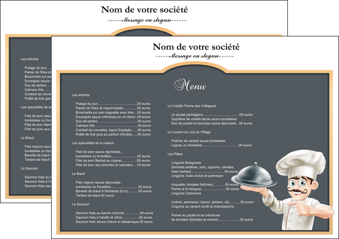 faire modele a imprimer set de table metiers de la cuisine c MIDLU26554