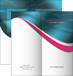 modele depliant 2 volets  4 pages  texture contexture structure MLIGLU26726