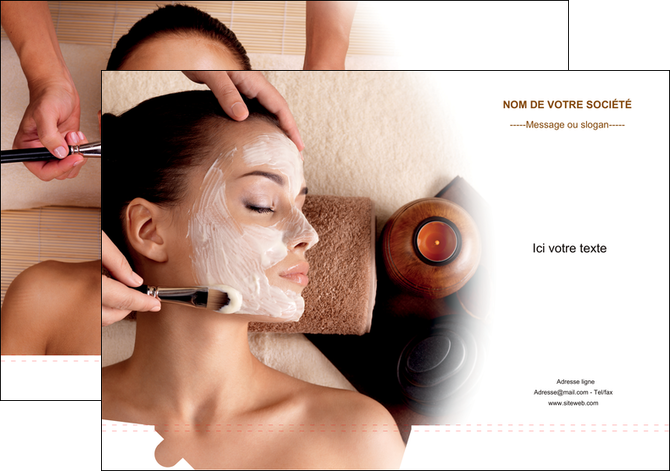 exemple pochette a rabat centre esthetique  masque masque du visage soin du visage MFLUOO26860