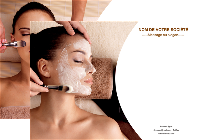 imprimer affiche centre esthetique  masque masque du visage soin du visage MFLUOO27016