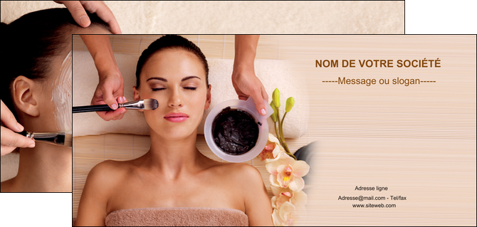 personnaliser modele de flyers centre esthetique  masque masque du visage soin du visage MFLUOO27062