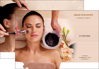 impression pochette a rabat centre esthetique  masque masque du visage soin du visage MFLUOO27070