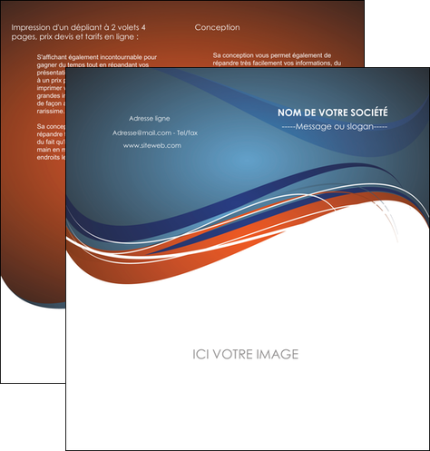 maquette en ligne a personnaliser depliant 2 volets  4 pages  restaurant menu restaurant liste des plats MIDLU27084