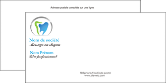 maquette en ligne a personnaliser enveloppe dentiste dents soins dentaires caries MFLUOO27128
