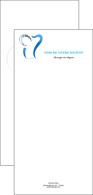 creation graphique en ligne flyers dentiste dents soins dentaires caries MFLUOO27158