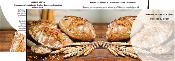 maquette en ligne a personnaliser depliant 2 volets  4 pages  sandwicherie et fast food boulangerie boulanger boulange MID27218