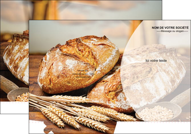 impression pochette a rabat sandwicherie et fast food boulangerie boulanger boulange MID27222